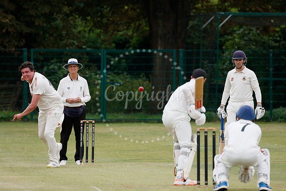 Cricket action from Diss vs Thetford Town