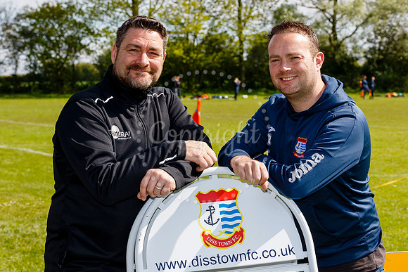 Diss Town Youth FC has turned their grounds from a muddy mess in