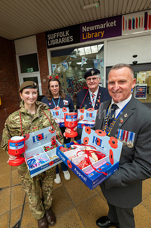 The Guineas, NewmarketLaunch of Newmarket Poppy Appeal. Picture
