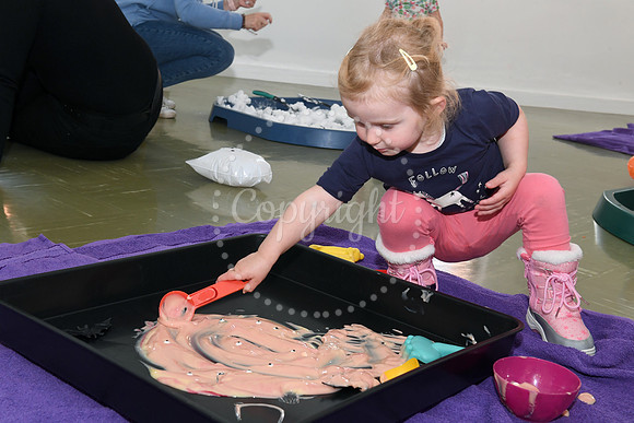 Messy play at Beanblock