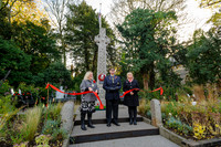 Official unveiling of the war memorial in Harleston
