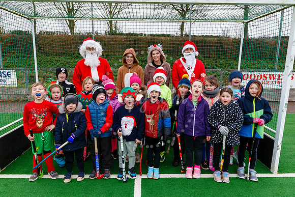 Santa v Elves at Harleston Magpies Hockey Club