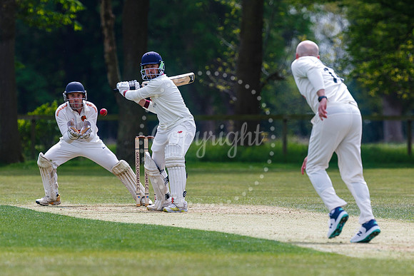 Cricket action from Garboldisham and Diss.