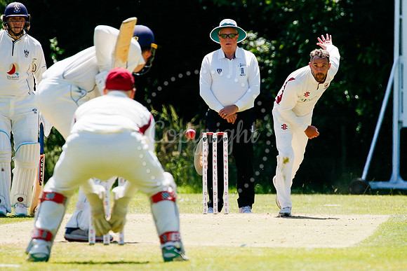 Cricket action from Old Buckenham vs Lowestoft