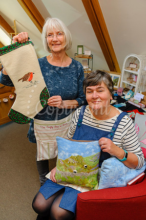 Christmas Craft Fair at the Pennoyer Centre in Pulham St Mary,
