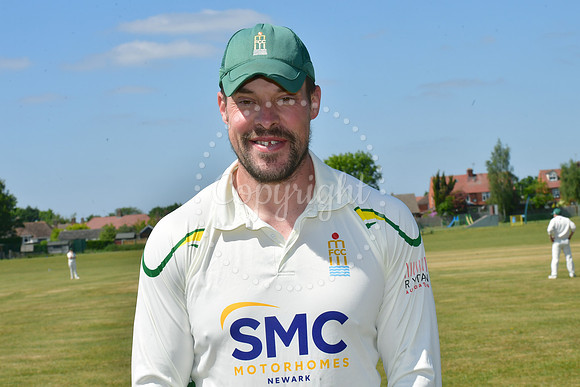 Farndon XI v Ellerslie 2nd XI cricket action