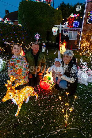 Feltwell charity Christmas lights display