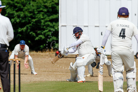 Cricket action from Diss v Cromer