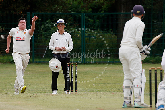 Cricket action from Diss vs Thetford Town