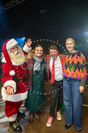 Newmarket Christmas Lights switch on. Picture by Mark Westley