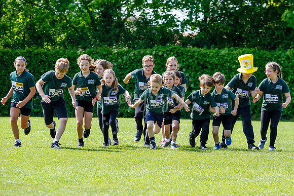 School children at Wortham Primary school are running a mini mar