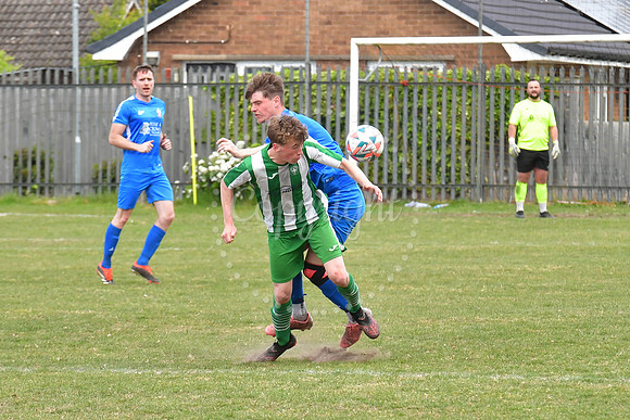Willie Hall Cup Final. Holy Trinity (Green) v Rose and Crown (Bl