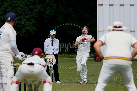 Cricket action from Diss vs Old Buckenham