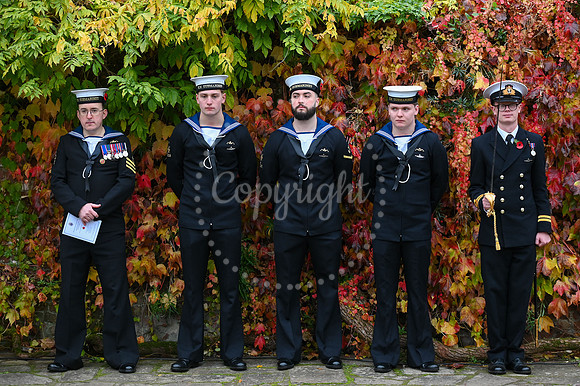 Rose Garden, Abbey Gardens Remembrance service. Picture by Mark