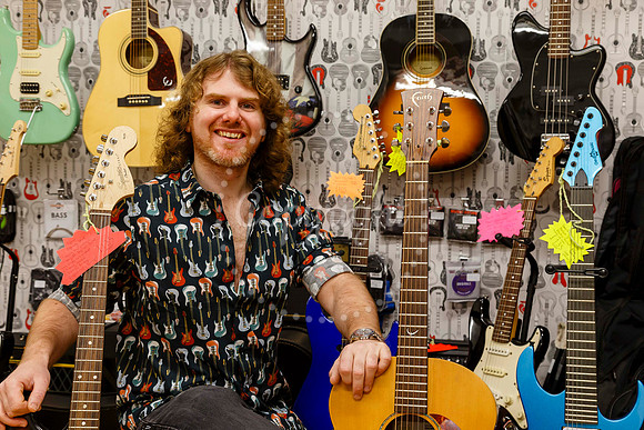 James Ready has opened a guitar emporium