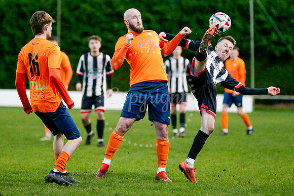 Football action from Diss Town vs Harwich & Parkeston
