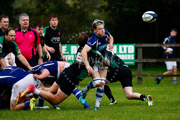 Rugby action from Diss vs Newmarket