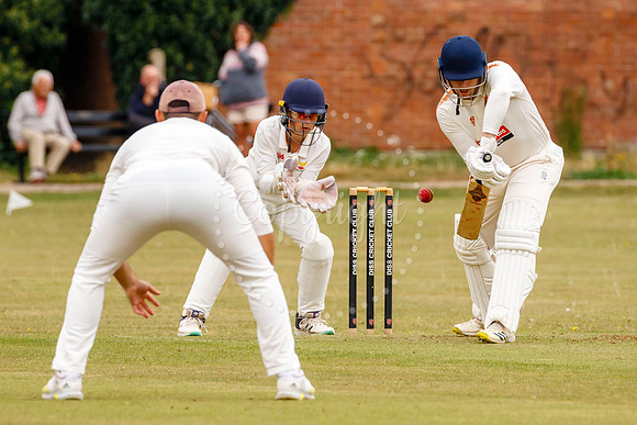 Cricket action from Diss vs Great Melton