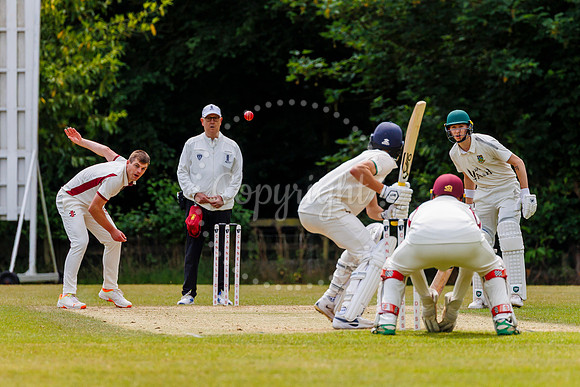 Cricket action from Old Buckenham v Norwich