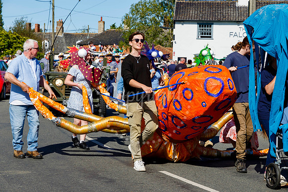 Pulham Market Carnival whose theme this year of ‘Under the Sea