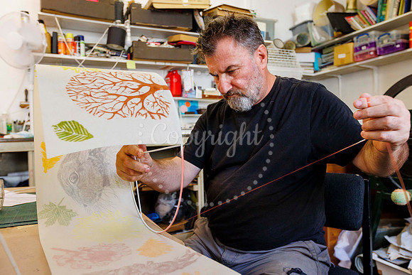 Mike Fenton Artist and Designer at designermakers21 in Diss maki