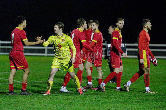 Football action from Walsham-le-Willows vs Whitstable Town