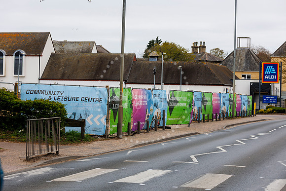 Diss Leisure Centre and former John Grose site