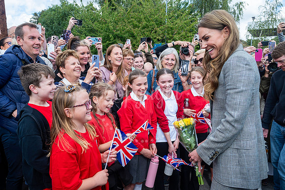 SFP Princess of Wales visits Sudbury Silk Mill Stephen Walters,