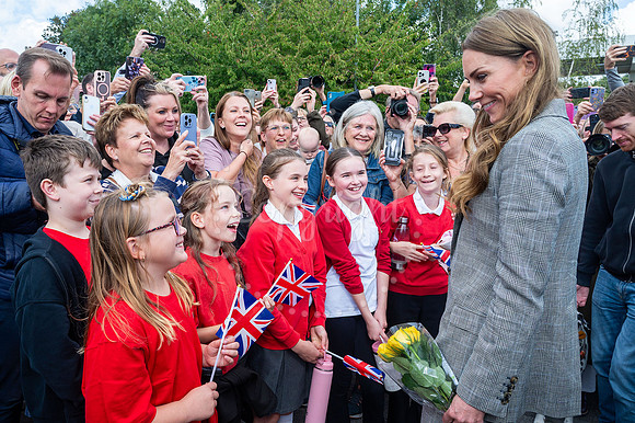 SFP Princess of Wales visits Sudbury Silk Mill Stephen Walters,