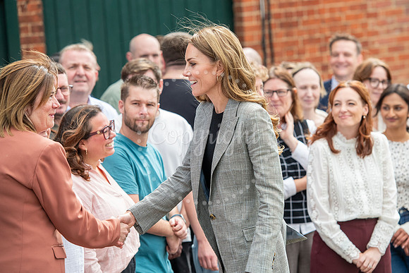 SFP SFP Princess of Wales visits Sudbury Silk Mill Stephen Walte