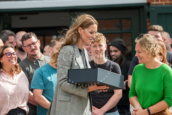 SFP SFP Princess of Wales visits Sudbury Silk Mill Stephen Walte