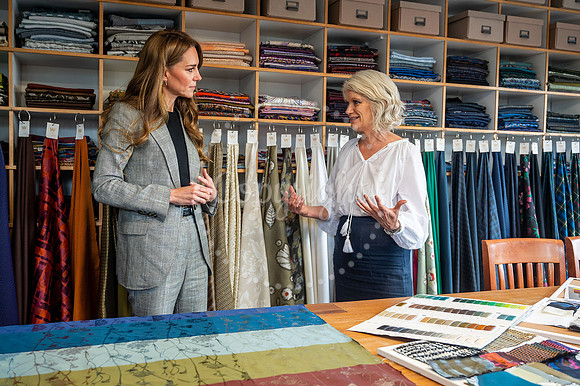 SFP SFP Princess of Wales visits Sudbury Silk Mill Stephen Walte