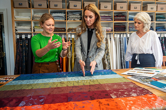 SFP SFP Princess of Wales visits Sudbury Silk Mill Stephen Walte