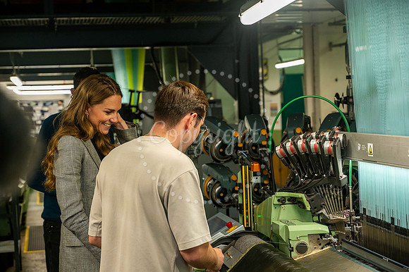 SFP SFP Princess of Wales visits Sudbury Silk Mill Stephen Walte