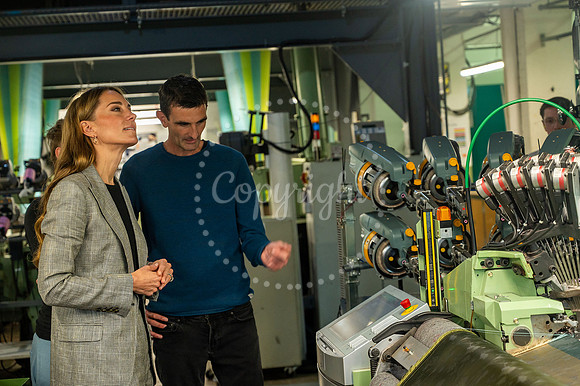 SFP SFP Princess of Wales visits Sudbury Silk Mill Stephen Walte