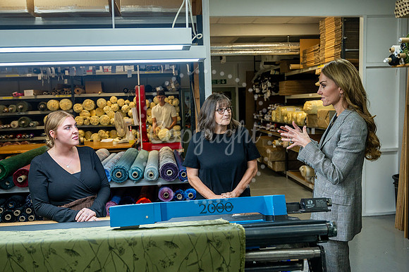 SFP SFP Princess of Wales visits Sudbury Silk Mill Stephen Walte