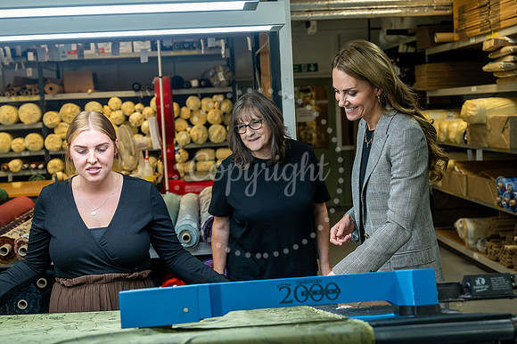 SFP SFP Princess of Wales visits Sudbury Silk Mill Stephen Walte
