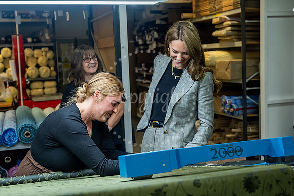 SFP SFP Princess of Wales visits Sudbury Silk Mill Stephen Walte