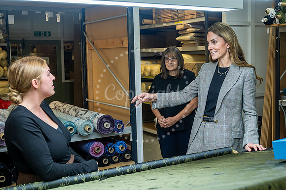 SFP SFP Princess of Wales visits Sudbury Silk Mill Stephen Walte