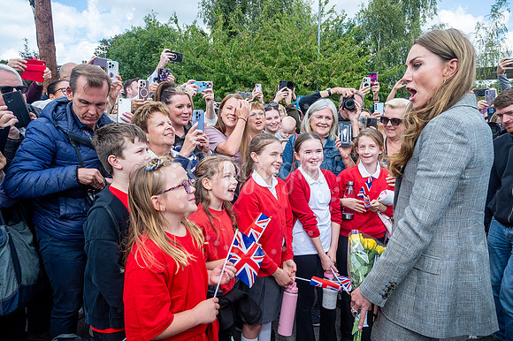 SFP SFP Princess of Wales visits Sudbury Silk Mill Stephen Walte