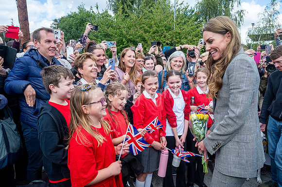 SFP SFP Princess of Wales visits Sudbury Silk Mill Stephen Walte