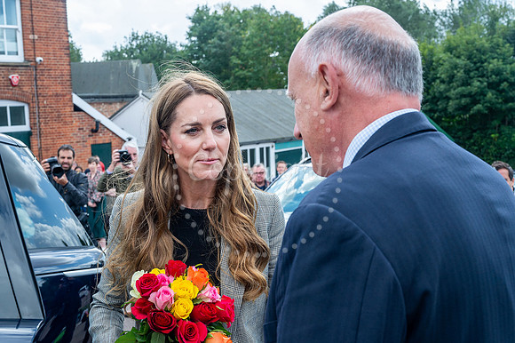SFP SFP Princess of Wales visits Sudbury Silk Mill Stephen Walte