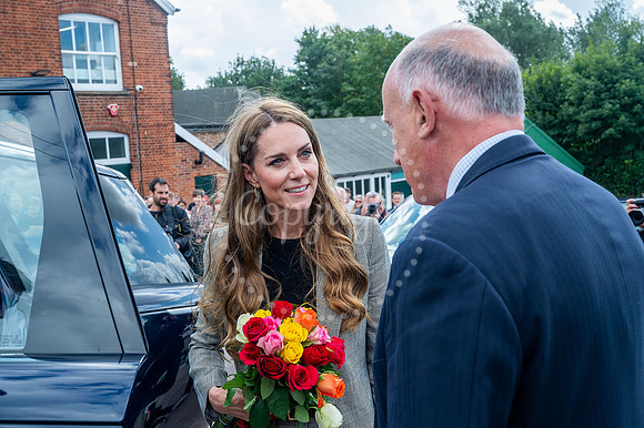 SFP SFP Princess of Wales visits Sudbury Silk Mill Stephen Walte