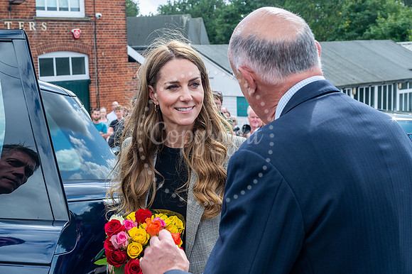 SFP SFP Princess of Wales visits Sudbury Silk Mill Stephen Walte