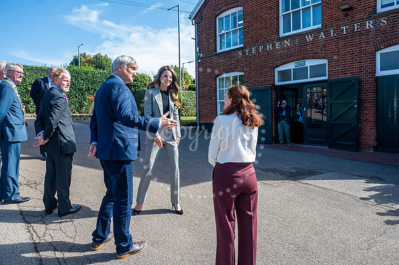 SFP SFP Princess of Wales visits Sudbury Silk Mill Stephen Walte