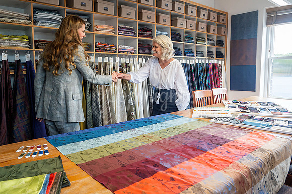 SFP SFP Princess of Wales visits Sudbury Silk Mill Stephen Walte