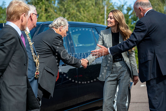 SFP SFP Princess of Wales visits Sudbury Silk Mill Stephen Walte