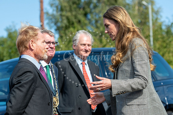 SFP SFP Princess of Wales visits Sudbury Silk Mill Stephen Walte