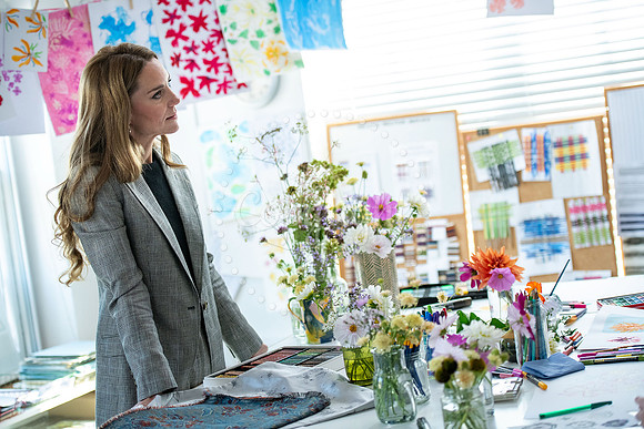 SFP SFP Princess of Wales visits Sudbury Silk Mill Stephen Walte