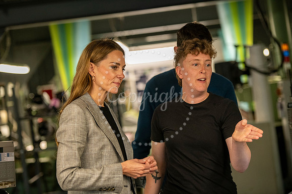 SFP SFP Princess of Wales visits Sudbury Silk Mill Stephen Walte